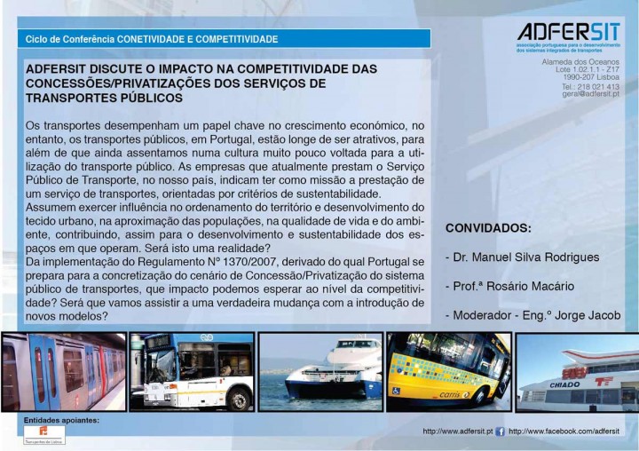 "Concessões/Privatizações de serviços de Transportes Públicos. Impacto na Competitividade"